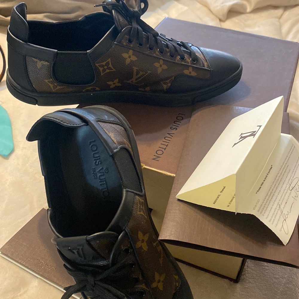 The Louis Vuitton shoes are very comfy and fit for any occasion!